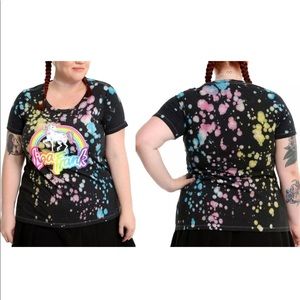 4X Torrid Lisa Frank Unicorn Dip Dye T-shirt